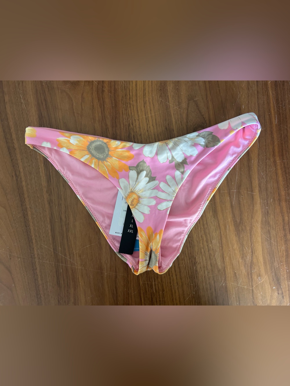 O'Neill Pink Floral Bikini Bottoms